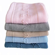 Carregar imagem no visualizador da galeria, Manta de Malha Personalizada Com Nome