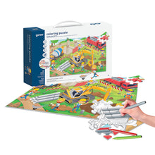 Carregar imagem no visualizador da galeria, Puzzle de colorir 2 faces 48pcs