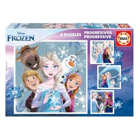 Puzzle Progressivos Frozen