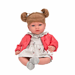 Boneca Elegance 40 cm com som riso