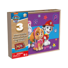 Carregar imagem no visualizador da galeria, Set 3 puzzles madeira Patrulha Pata
