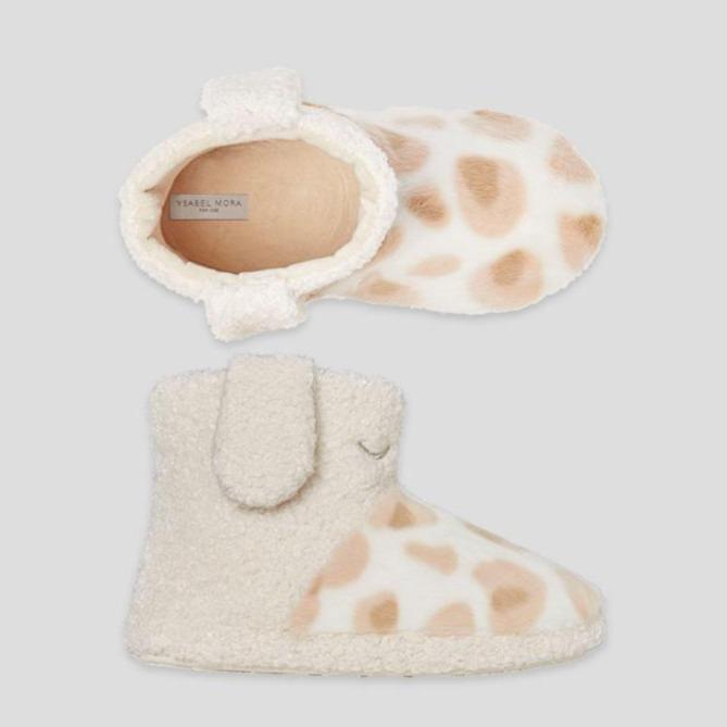 Pantufas Sherpa Menina l Girafa